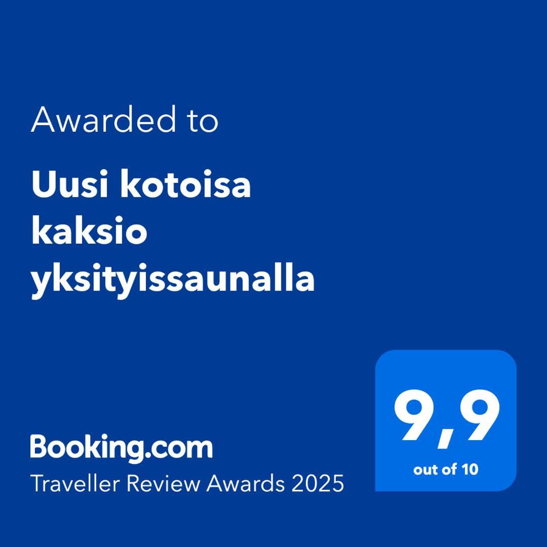 Uusi Kotoisa Kaksio Yksityissaunalla Рованиеми Экстерьер фото